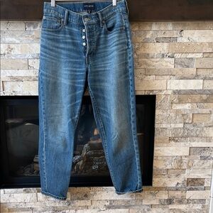 Lucky Brand Straight Leg Jeans — Medium Blue Wash